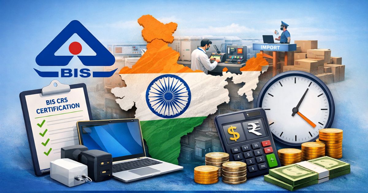 BIS CRS Certification for Electronics Registration Process Cost and Timeline in India