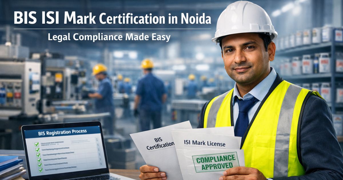 BIS ISI Mark Certification in Noida
