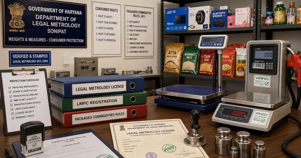Legal Metrology Registration in Sonipat