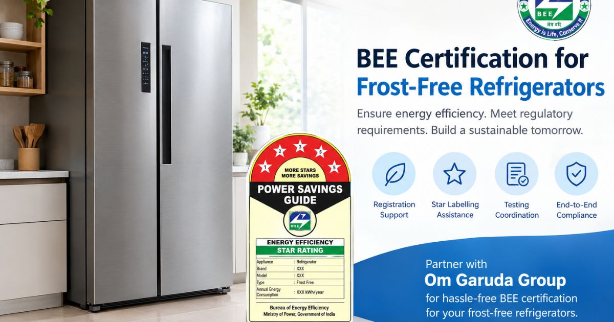 BEE Certification for Frost-Free Refrigerators